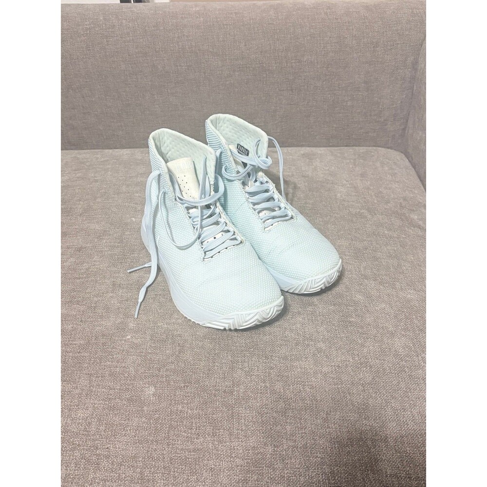 Nobull high top trainers in light blue size M7 W8.5